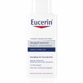 Eucerin AtopiControl ulei pentru baie si dus pentru piele uscata, actionand impotriva senzatiei de mancarime