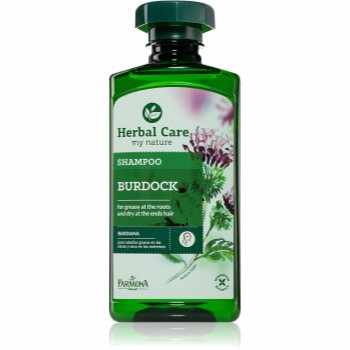 Farmona Herbal Care Burdock Sampon pentru scalp gras si fire de par cu terminatii uscate