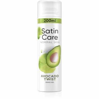 Gillette Satin Care Avocado Twist gel pentru bărbierit pentru femei
