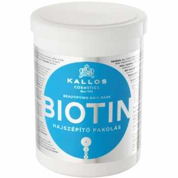 Kallos Biotin Mască pentru păr subțire, slab și fragil