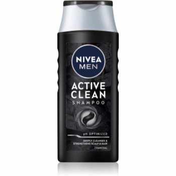Nivea Men Active Clean șampon cu ingrediente active de cărbune