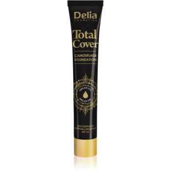 Delia Cosmetics Total Cover machiaj rezistent la apa SPF 20