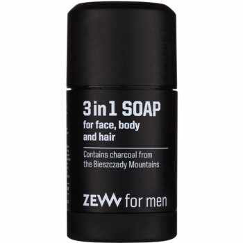 Zew For Men 3 in 1 Soap Sapun natural pentru fata, corp si par 3 in 1