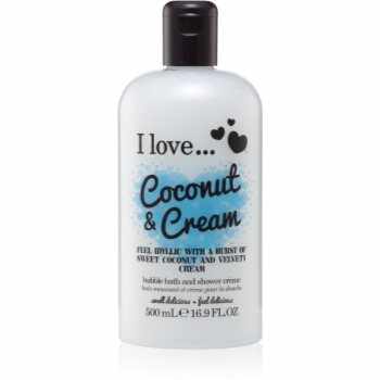 I love... Coconut & Cream Ulei gel de duș și baie