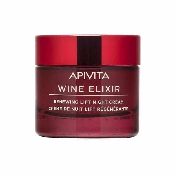 Crema de fata,Wine Elixir Renewing Lift Night Cream, Apivita, 50 ml