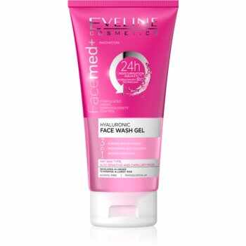 Eveline Cosmetics FaceMed+ gel de curatare 3 in 1 cu acid hialuronic