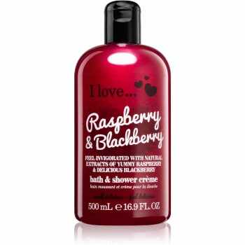 I love... Raspberry & Blackberry cremă de duș și baie