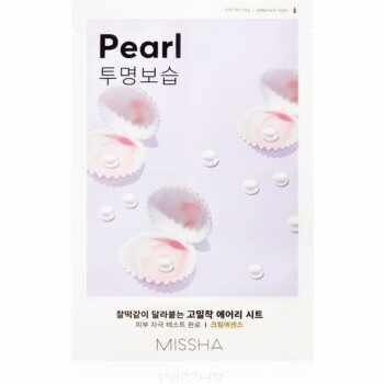 Missha Airy Fit Pearl Mască textilă cu efect de iluminare și hidratare