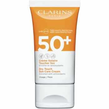 Clarins Dry Touch Sun Care Cream cremă cu protecție solară 50+