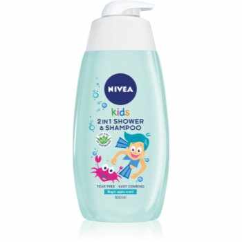 Nivea Kids Boy gel de duș și șampon delicat pentru copii