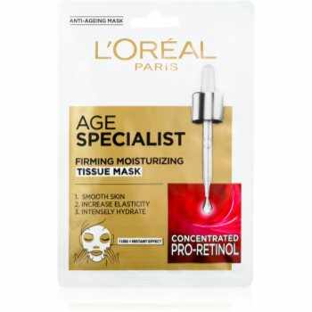 L’Oréal Paris Age Specialist 45+ mască textilă pentru o fermitate și netezire imediată a pielii