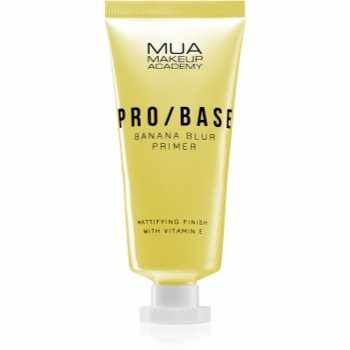 MUA Makeup Academy PRO/BASE Banana Blur baza hidratantă de machiaj