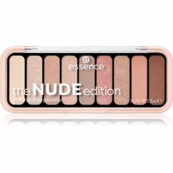 Essence The Nude Edition paletă cu farduri de ochi