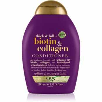 OGX Biotin & Collagen Balsam pentru ingroșare pentru păr cu volum