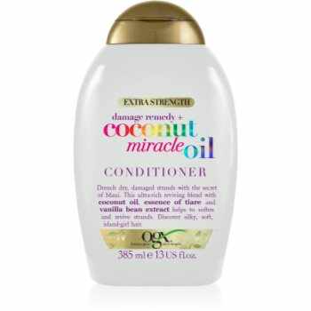 OGX Coconut Miracle Oil balsam pentru întărirea părului cu ulei de cocos