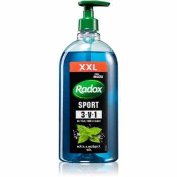 Radox Men Sport Gel de duș pentru bărbați pentru față, corp și păr