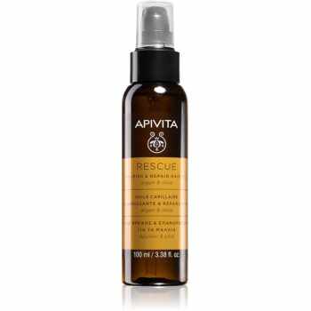 Apivita Holistic Hair Care Argan Oil & Olive Ulei de păr hidratant și hrănitor cu ulei de argan