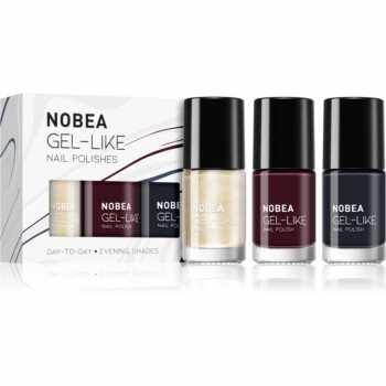 NOBEA Day-to-Day Best of Nude Nails Set set de lacuri de unghii Evening Shades