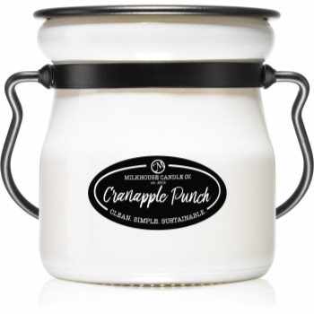 Milkhouse Candle Co. Creamery Cranapple Punch lumânare parfumată Cream Jar
