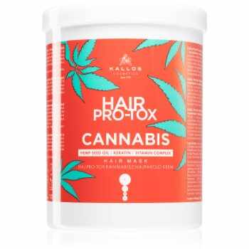 Kallos Hair Pro-Tox Cannabis masca de par regeneratoare cu ulei de canepa