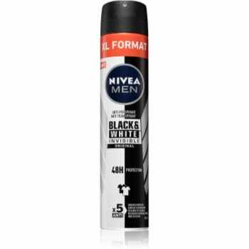 Nivea Men Black & White Invisible Original spray anti-perspirant pentru barbati