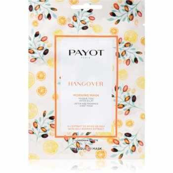 Payot Morning Mask Hangover mască textilă iluminatoare pentru toate tipurile de ten