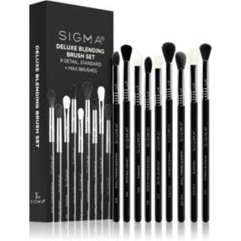 Sigma Beauty Brush Set Deluxe Blending set perii machiaj (pentru ochi)