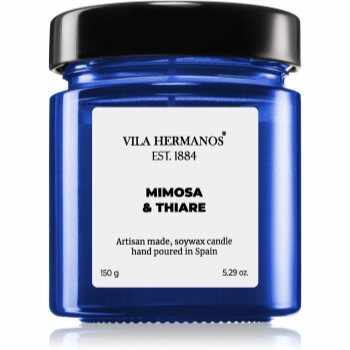 Vila Hermanos Apothecary Cobalt Blue Mimosa & Thiare lumânare parfumată