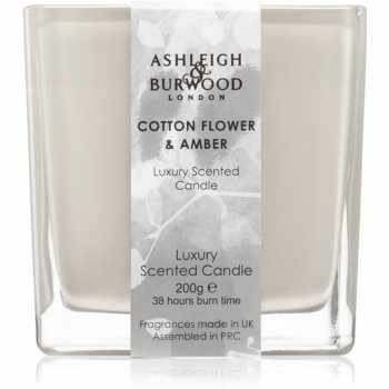 Ashleigh & Burwood London Life in Bloom Cotton Flower & Amber lumânare parfumată