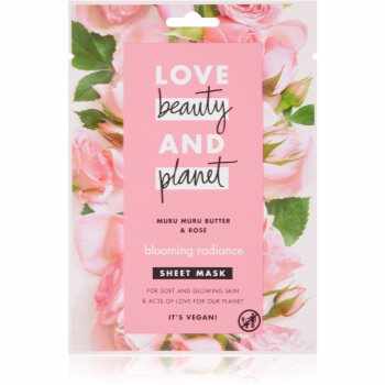 Love Beauty & Planet Blooming Radiance Muru Muru Butter & Rose masca pentru celule pentru o piele mai luminoasa