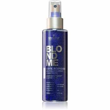 Schwarzkopf Professional Blondme Cool Blondes conditioner Spray Leave-in neutralizeaza tonurile de galben