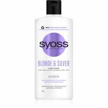 Syoss Blonde & Silver Balsam pentru părul blong și gri