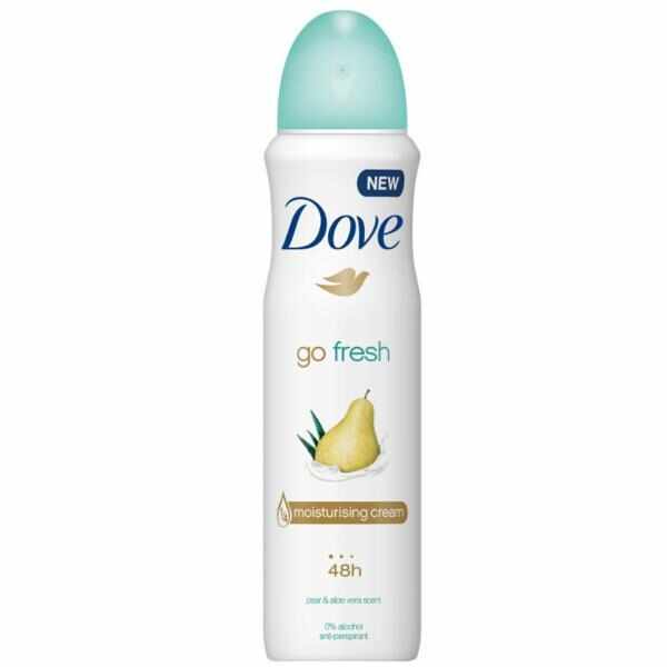 Deodorant antiperspirant spray, Dove, Go Fresh, Pear & Aloe Vera, 48h, 250ml