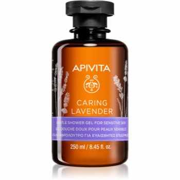 Apivita Caring Lavender gel de duș mătăsos pentru piele sensibila