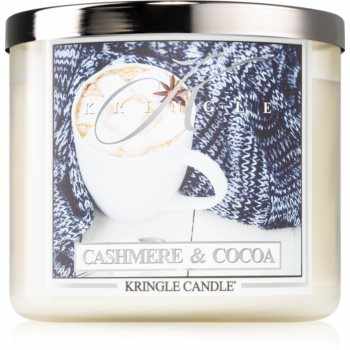 Kringle Candle Cashmere & Cocoa lumânare parfumată