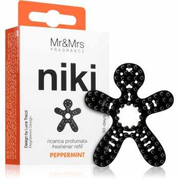 Mr & Mrs Fragrance Niki Peppermint parfum pentru masina Refil