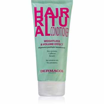 Dermacol Hair Ritual balsam pentru indreptare pentru păr cu volum