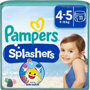 Pampers Splashers 4-5 scutec tip slip pentru înot, de unică folosință