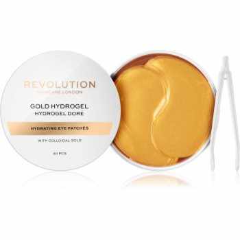 Revolution Skincare Gold Hydrogel masca hidrogel pentru ochi cu aur