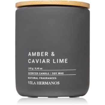 Vila Hermanos Concrete Amber & Caviar Lime lumânare parfumată