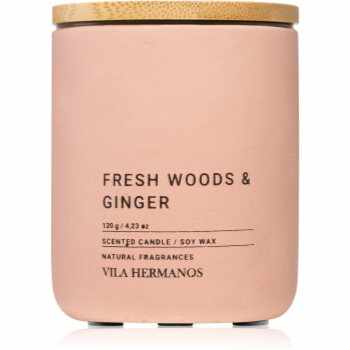 Vila Hermanos Concrete Fresh Wood & Ginger lumânare parfumată