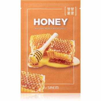 The Saem Natural Mask Sheet Honey masca de celule cu efect hidrantant si hranitor