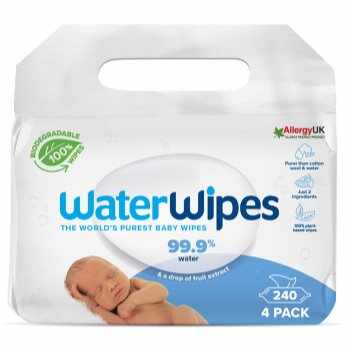 Water Wipes Baby Wipes 4 Pack servetele delicate pentru copii