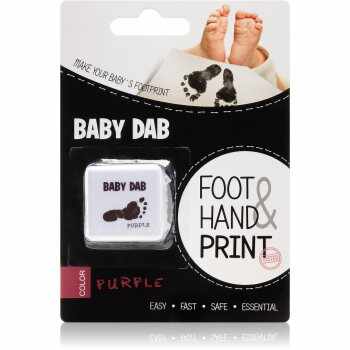 Baby Dab Foot & Hand Print Purple cerneală pentru amprente copii