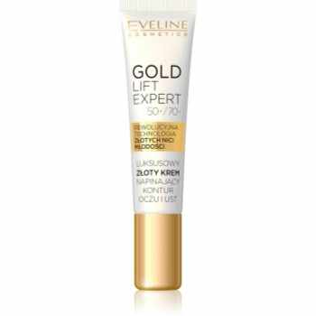 Eveline Cosmetics Gold Lift Expert crema tonifianta zona ochilor si a buzelor