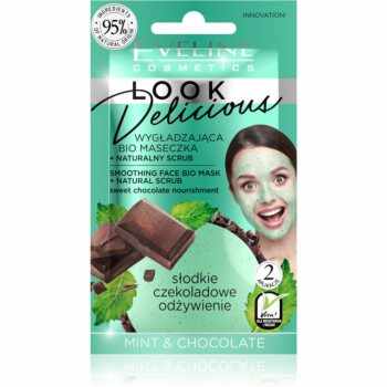 Eveline Cosmetics Look Delicious Mint & Chocolate masca hidratanta pentru netezire cu ciocolata