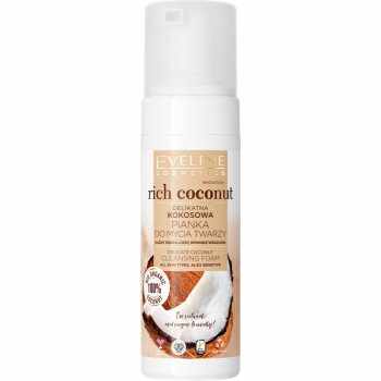 Eveline Cosmetics Rich Coconut demachiant spumant delicat cu probiotice