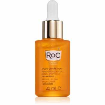RoC Multi Correxion Revive + Glow ser stralucire cu vitamina C pentru față și gât