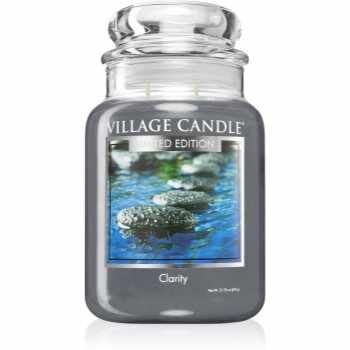 Village Candle Clarity lumânare parfumată (Glass Lid)