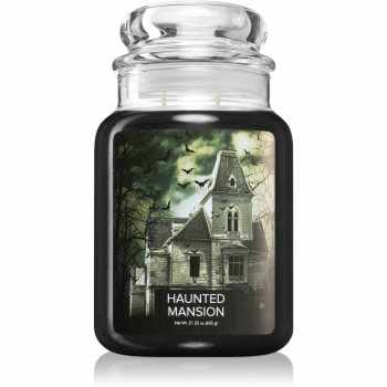 Village Candle Haunted Mansion lumânare parfumată (Glass Lid)